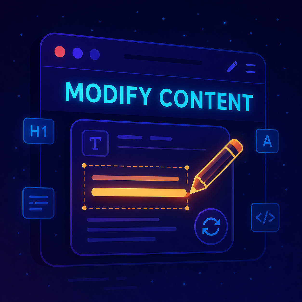 Modify Content Sample